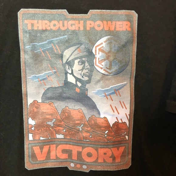 Star War Trhough Power Victory T-Shirt Size XL - Picture 3 of 5